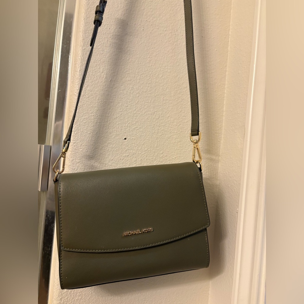 Michael Kors Sage Green Crossbody Bag